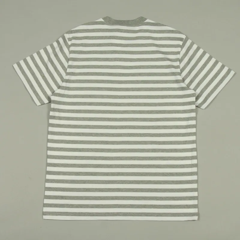 Carhartt WIP Scotty Pocket T-Shirt - Grey Heather/White-2